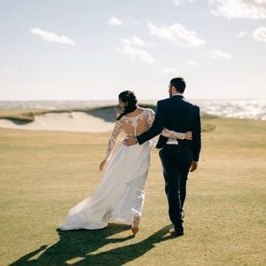 Wedding Dress - Long Sleeve Satin A Line - David’s Bridal